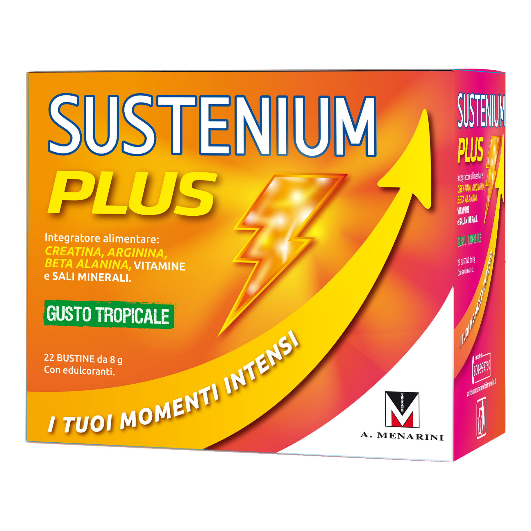 Sustenium plus gusto tropicale 22 bustine
