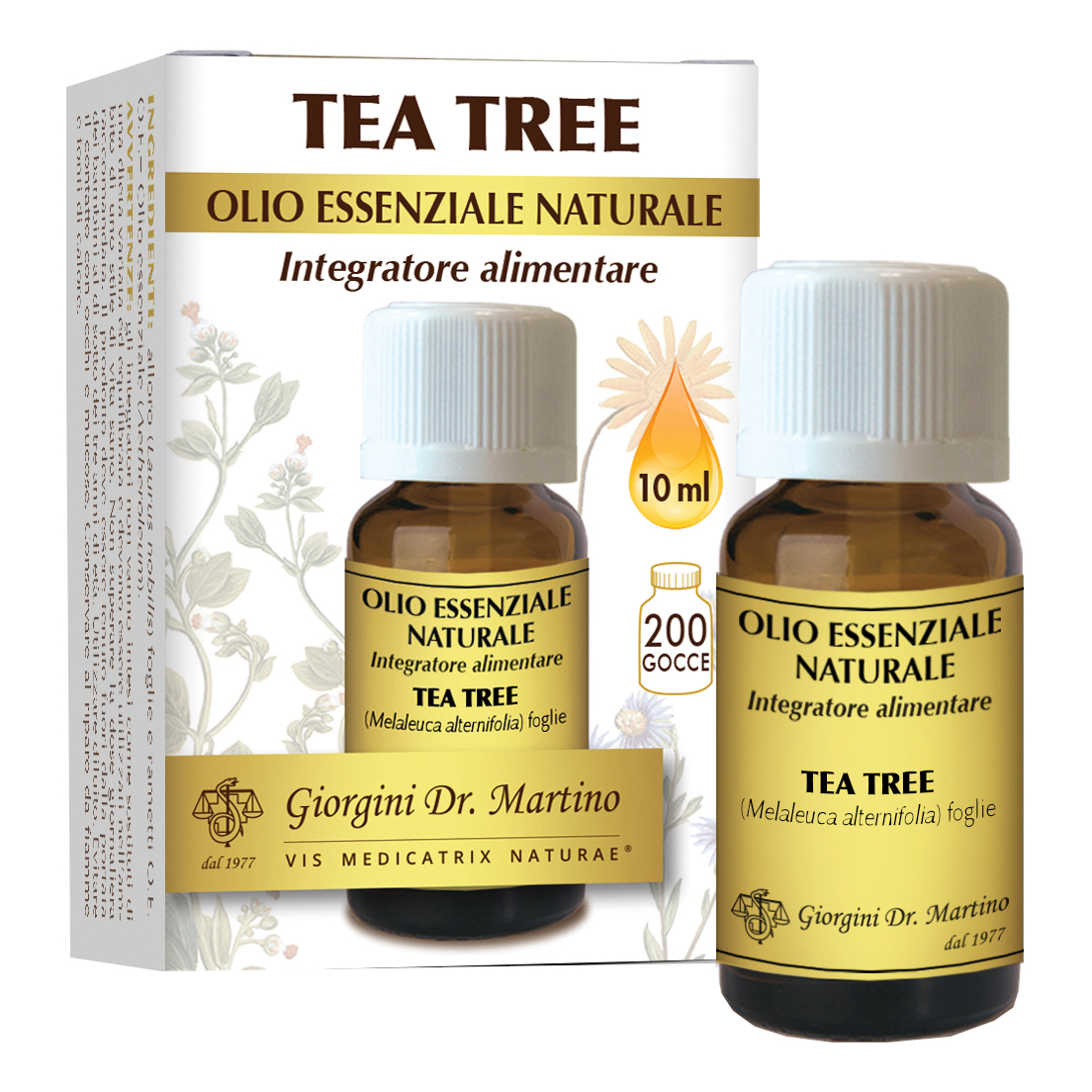 Tea tree olio essenziale naturale 10 ml