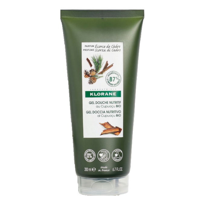 Klorane gel doccia scorza di cedro 200 ml