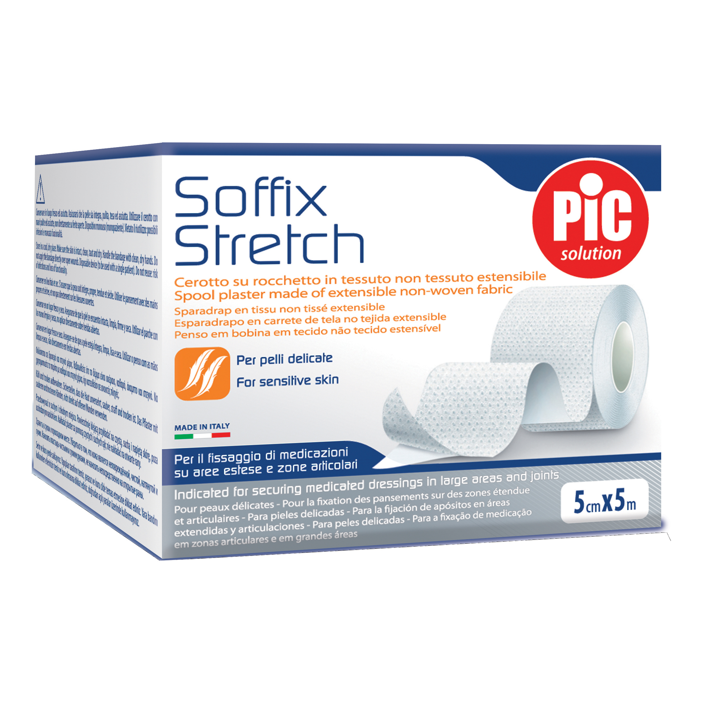 Pic Soffix Stretch Cerotto di Fissaggio 5 cm x 5 m