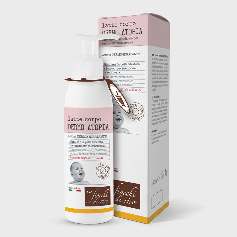 Fiocchi di riso dermo-atopia latte corpo 140 ml