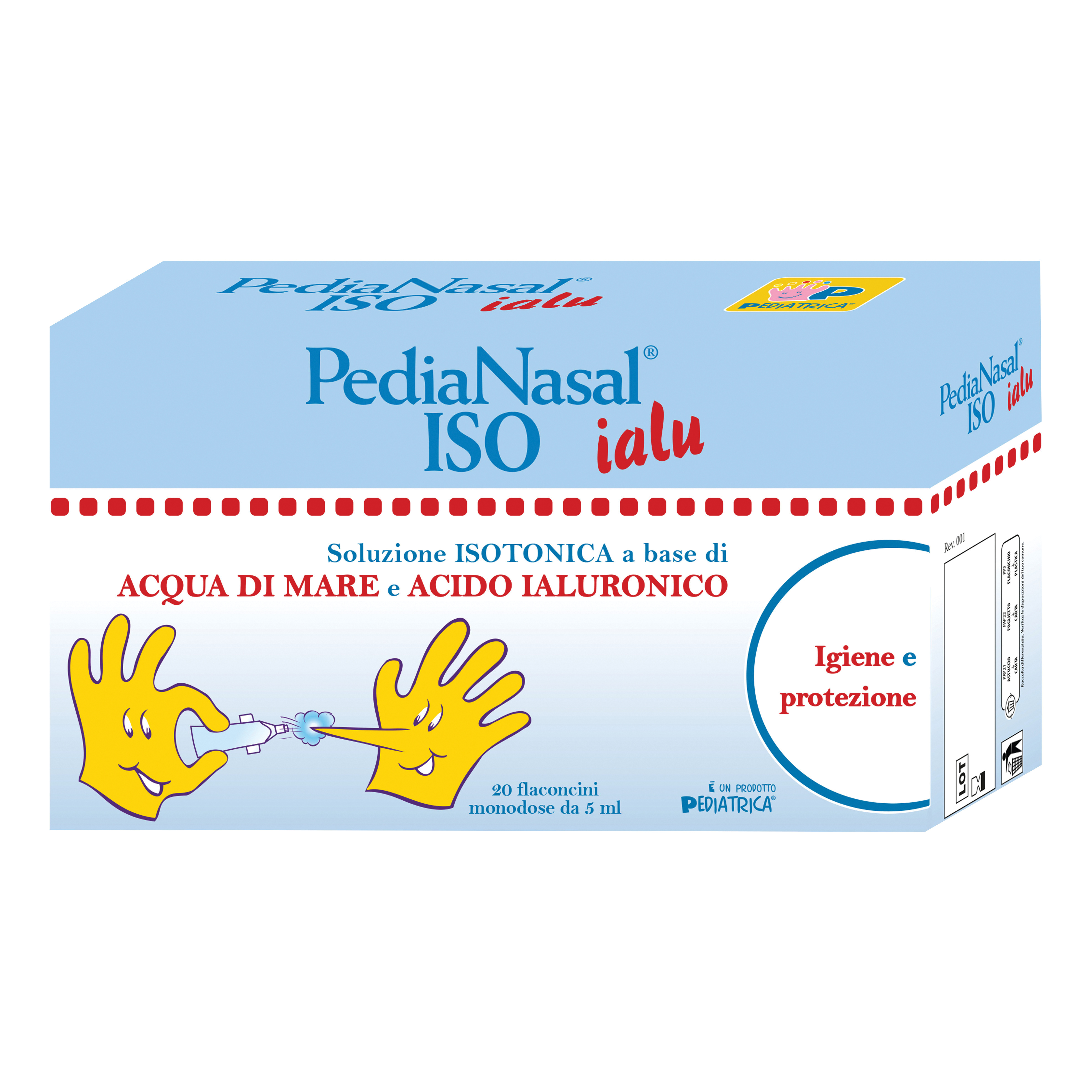 Pedianasal soluzione isotonica acido ialuronico 20 flaconcini da 5 ml