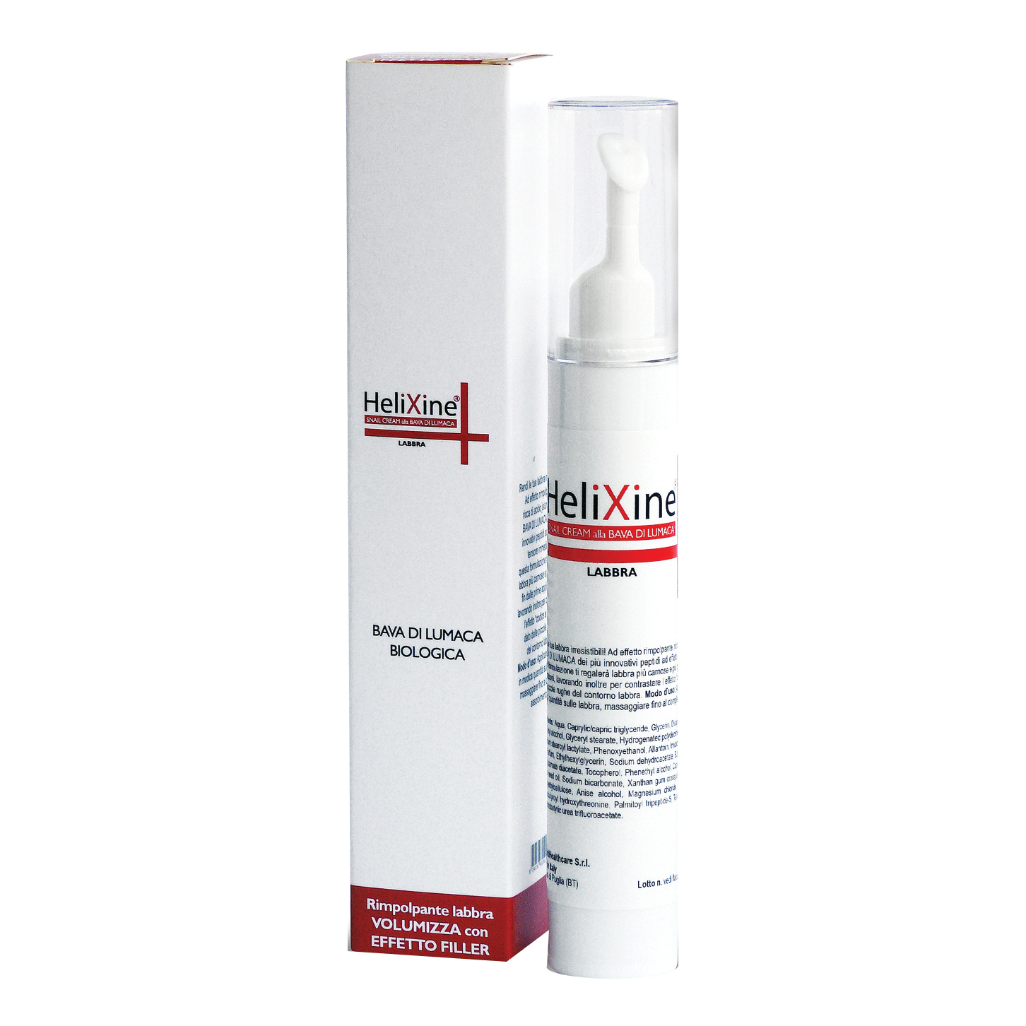 Helixine crema rimpolpante labbra bava lumaca 15 ml