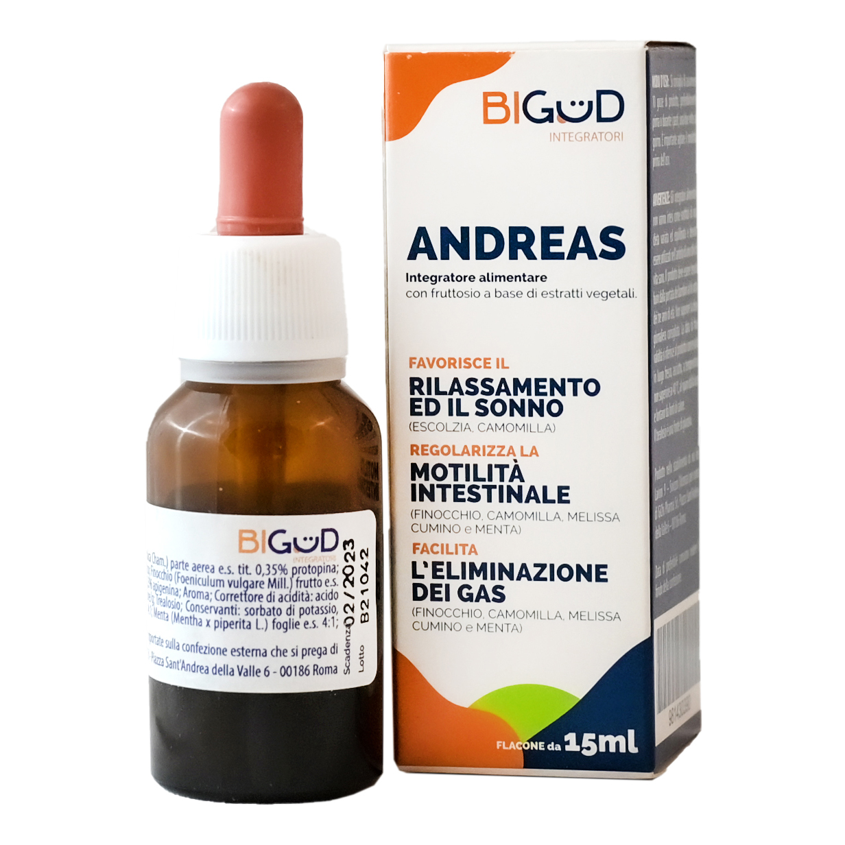 Bigud andreas gocce 15 ml