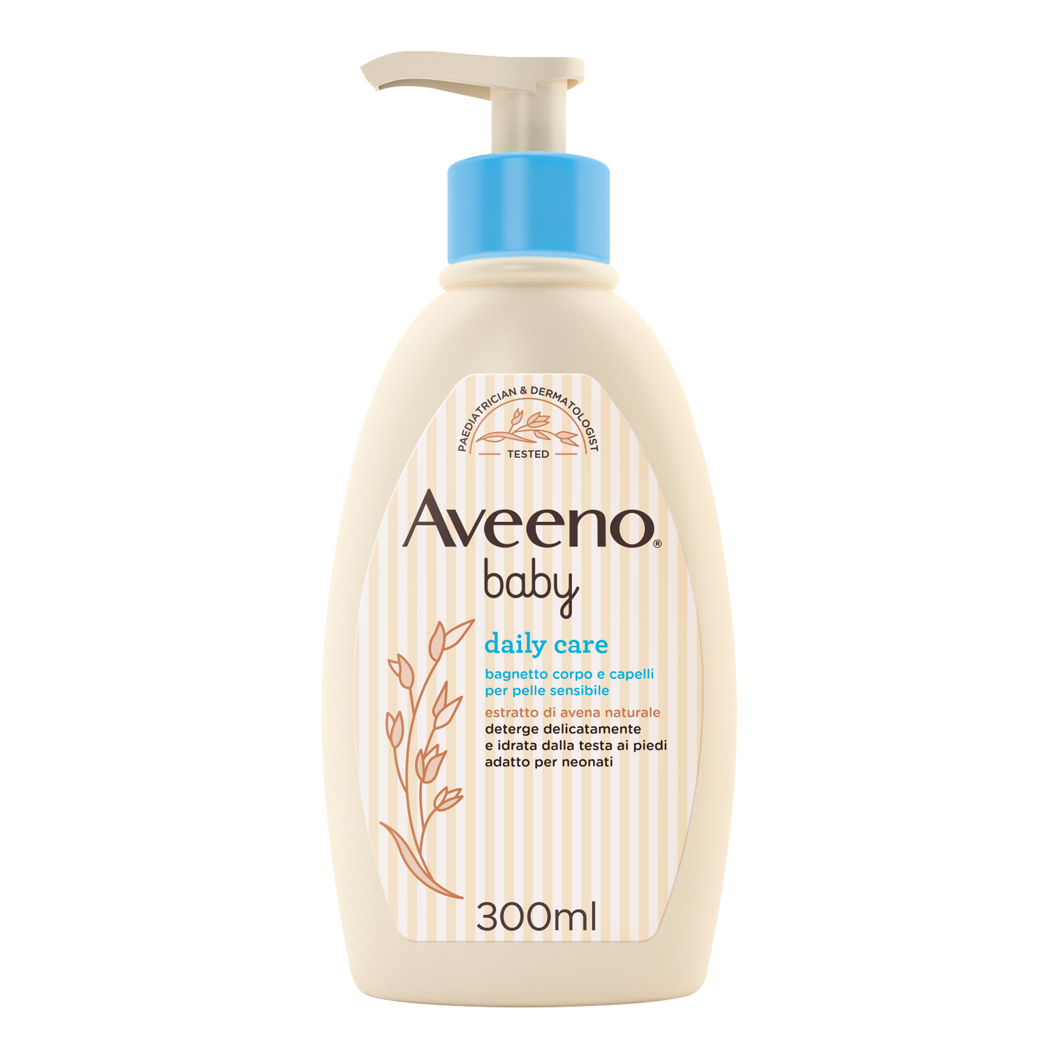 Aveeno baby bagnetto testa piedi 300 ml