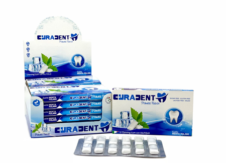 Curadent powerfresh chewing gum 12 confetti