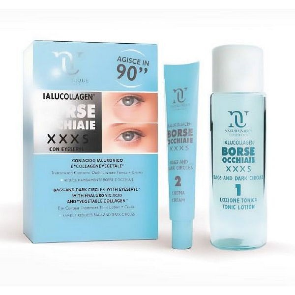 Natur unique ialucollagen borse e occhiaie xxxs tonico 10 ml + 30 ml