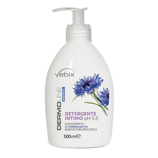 Vebix dermoline detergente intimo ph 5,5 fiordaliso 500 ml