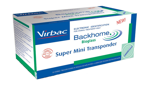 Backhome super mini transponder 10 pezzi + 6 codici a barre per transponder