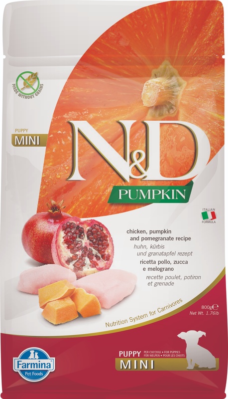 N&amp;d pumpkin dog pollo e melograno puppy mini 80 g