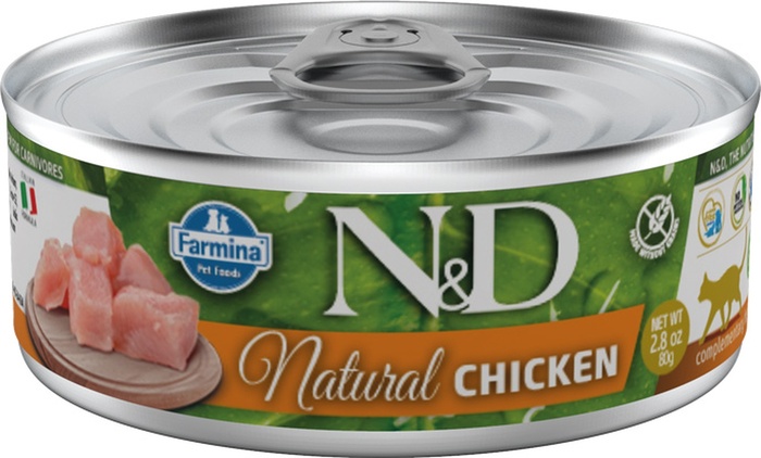 N&amp;d cat natural chicken 80 g