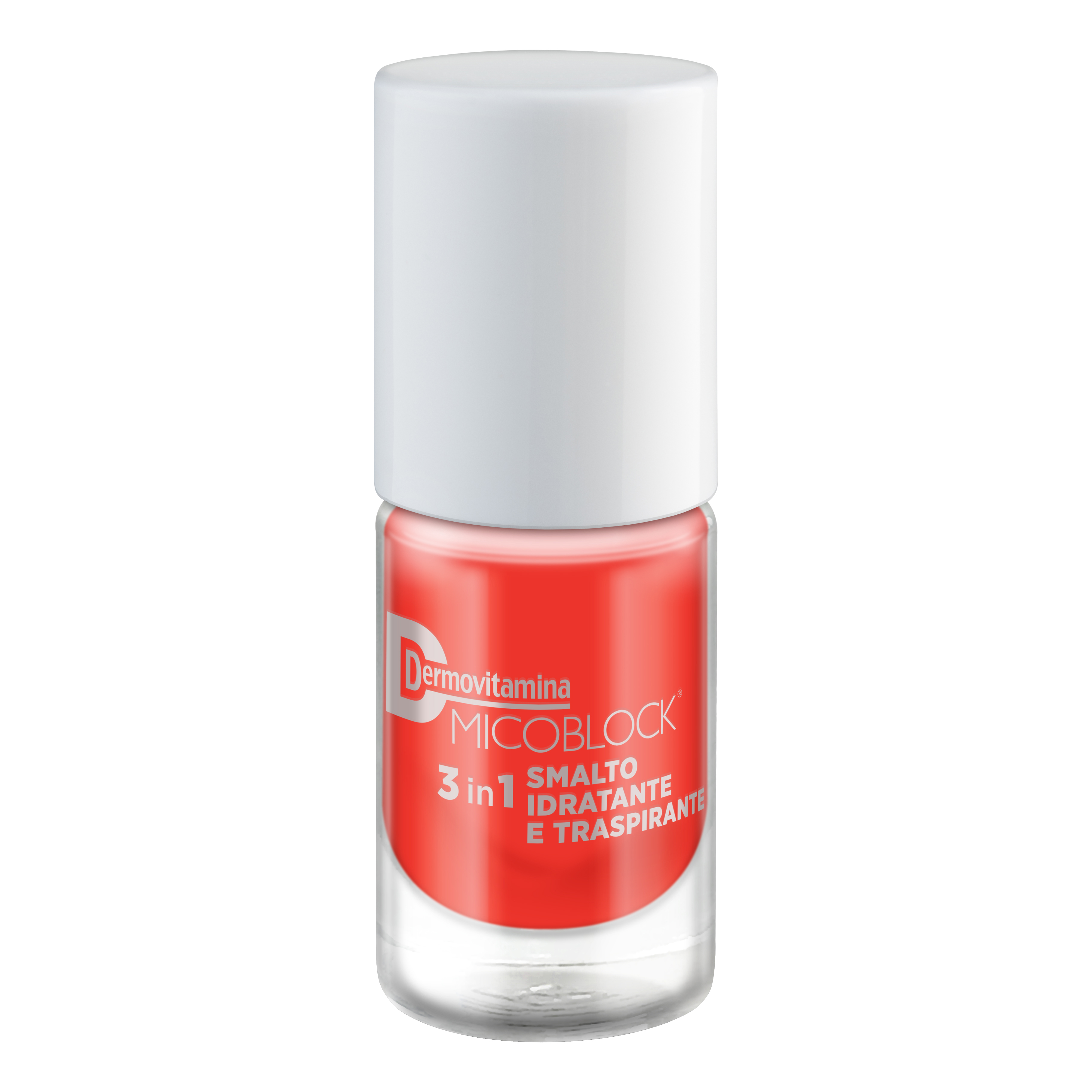 Dermovitamina micoblock 3 in 1 smalto idratante e traspirante arancio brillante 5 ml