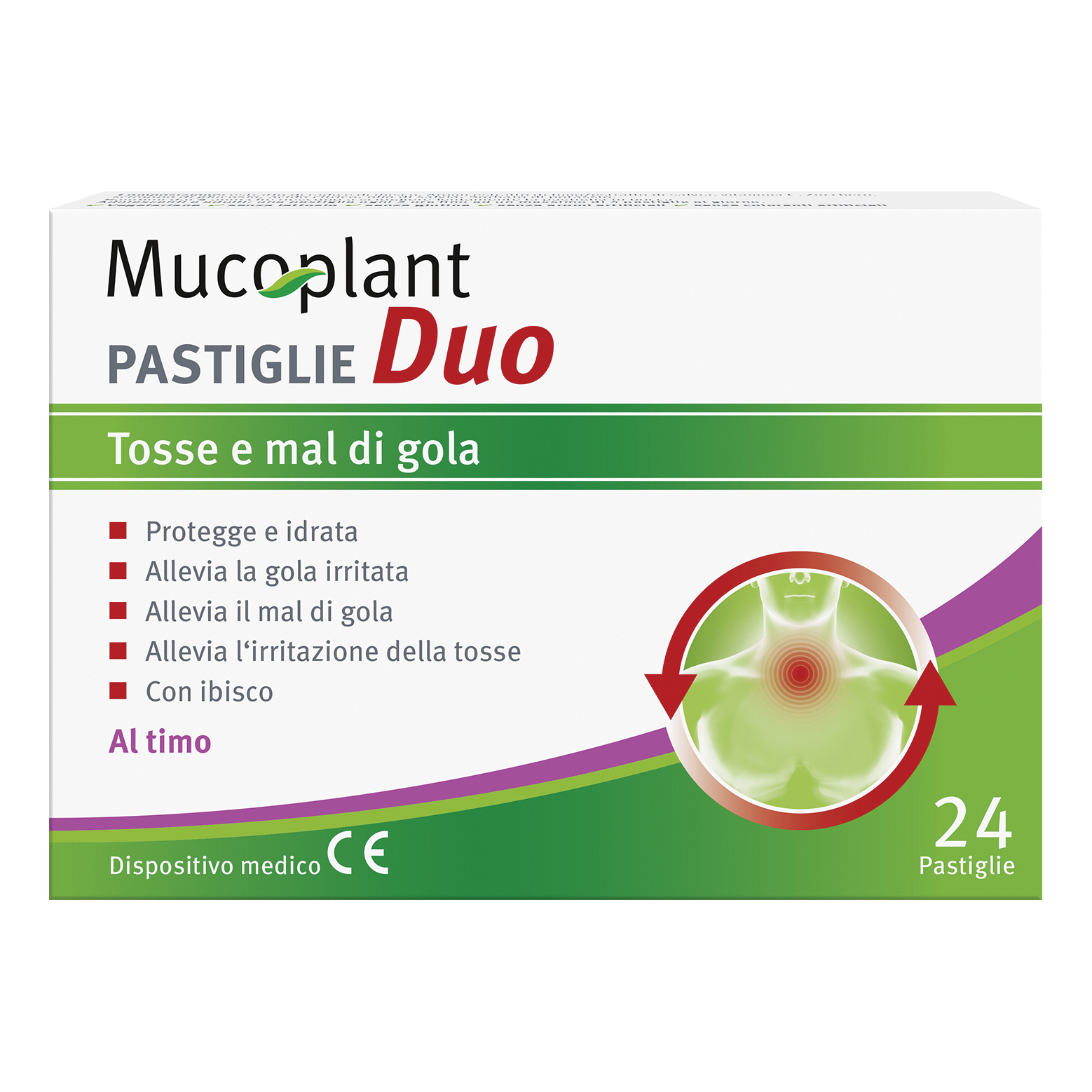 Theiss mucoplant 24 pastiglie duo timo