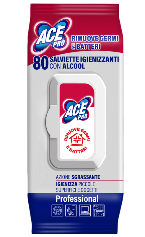 Ace pro salviette piccole superfici 80 pezzi