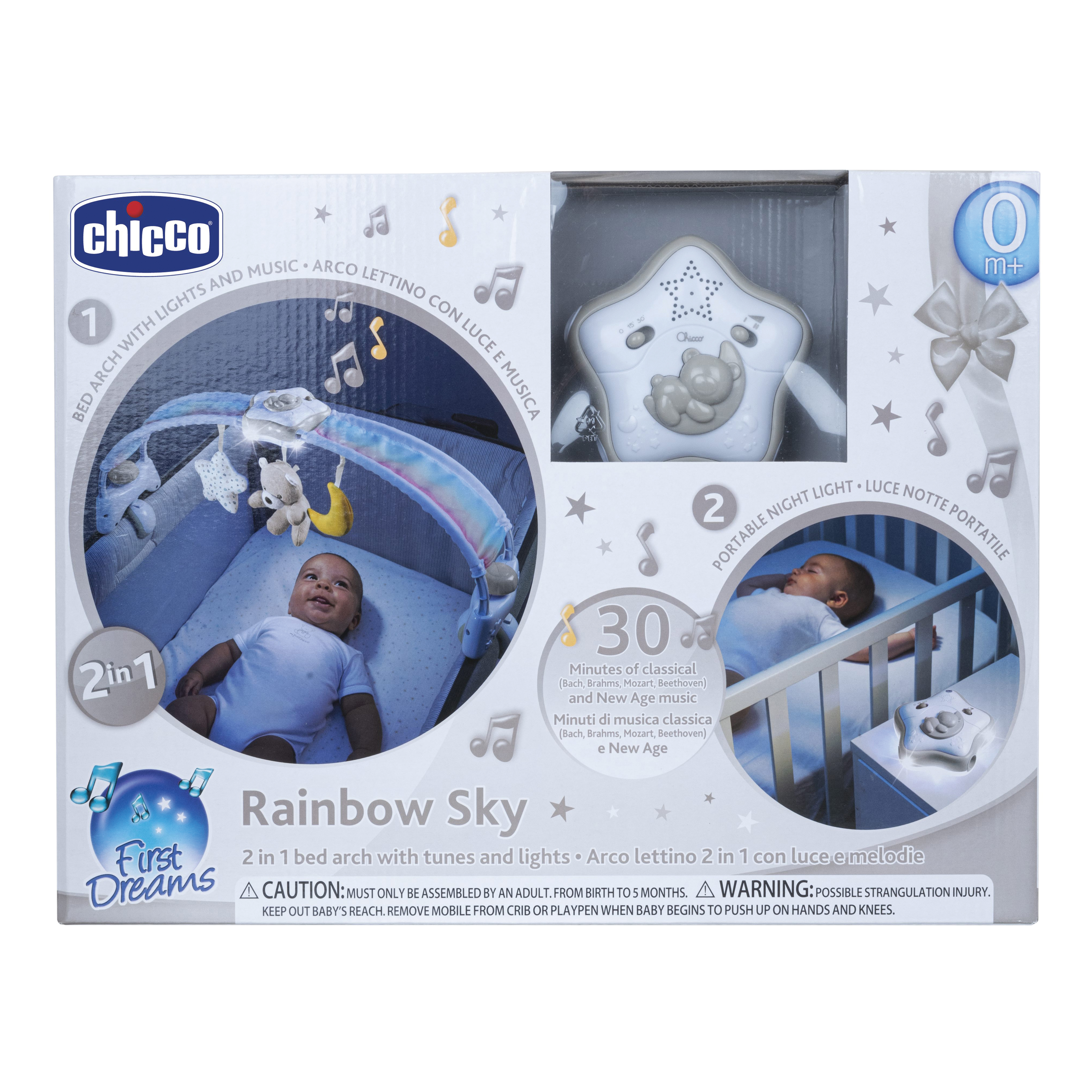Chicco Gioco Fd Rainbow Bed Archicco Blue