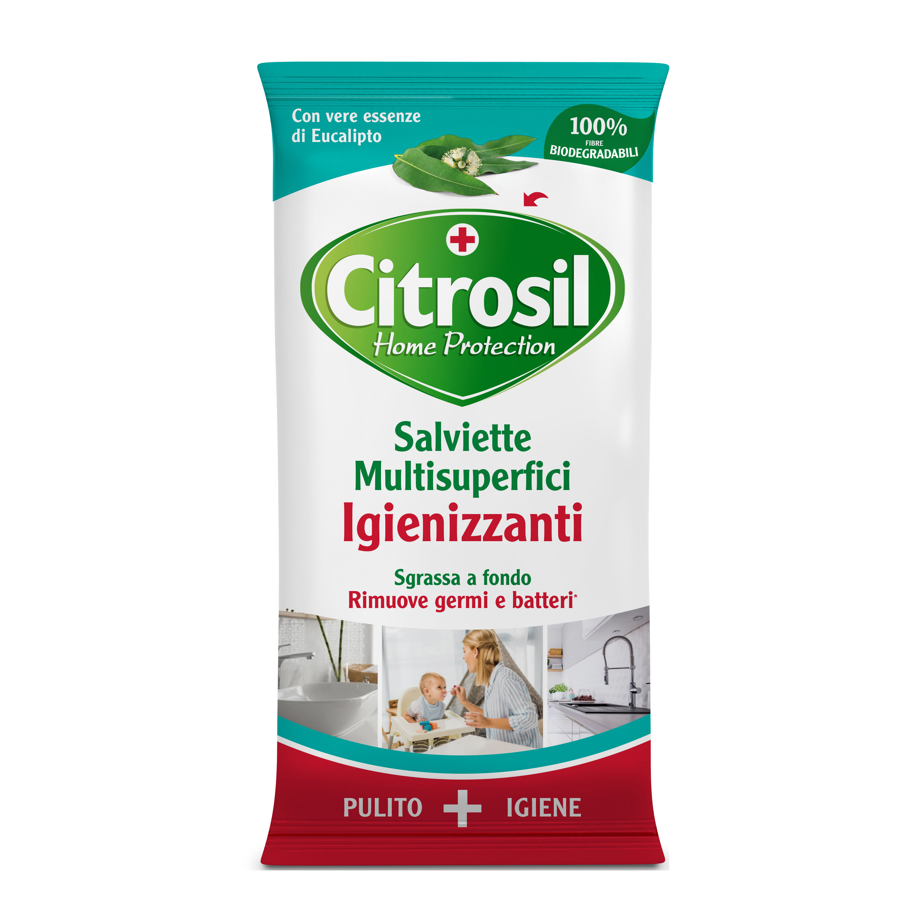 Citrosil salviette igienizzanti eucalipto 40 pezzi
