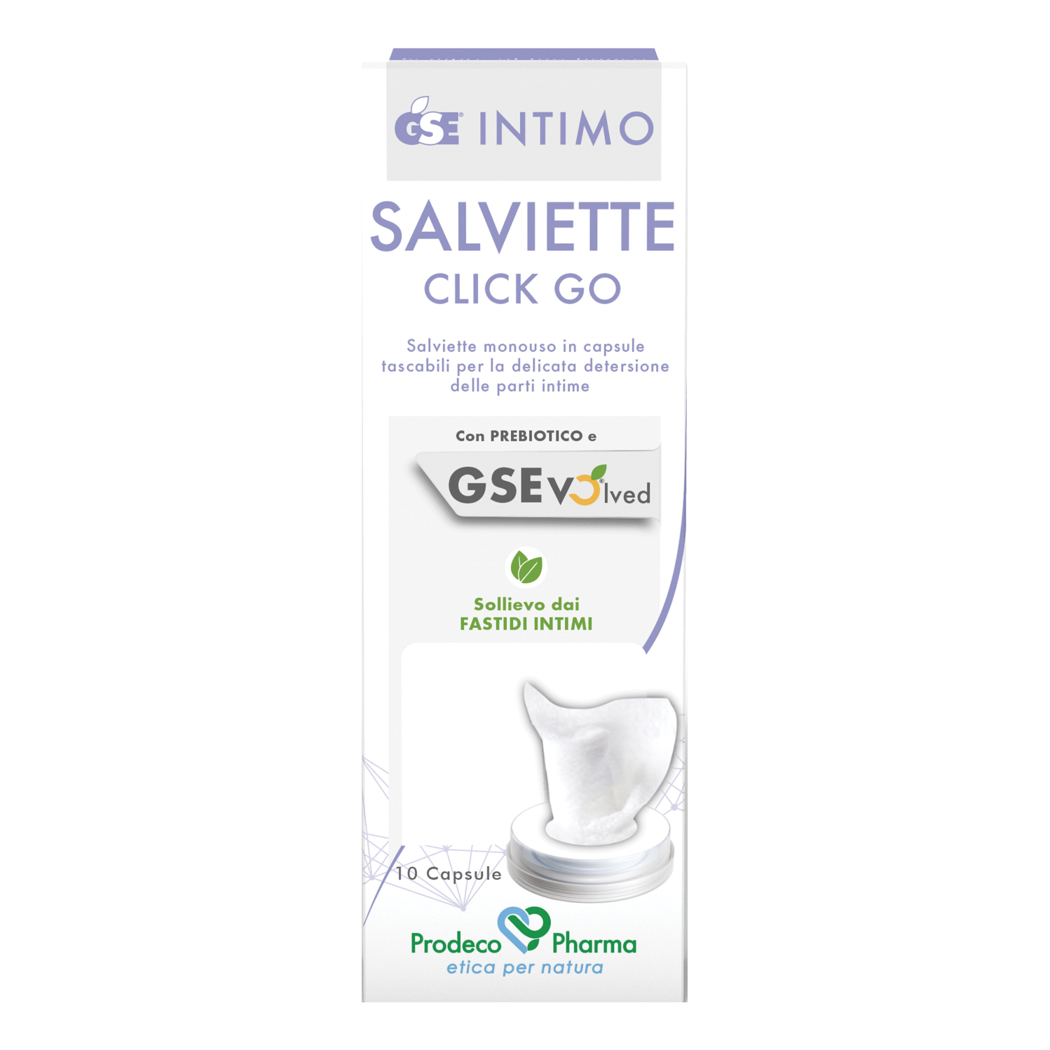 Gse intimo salviette click go 10 pezzi