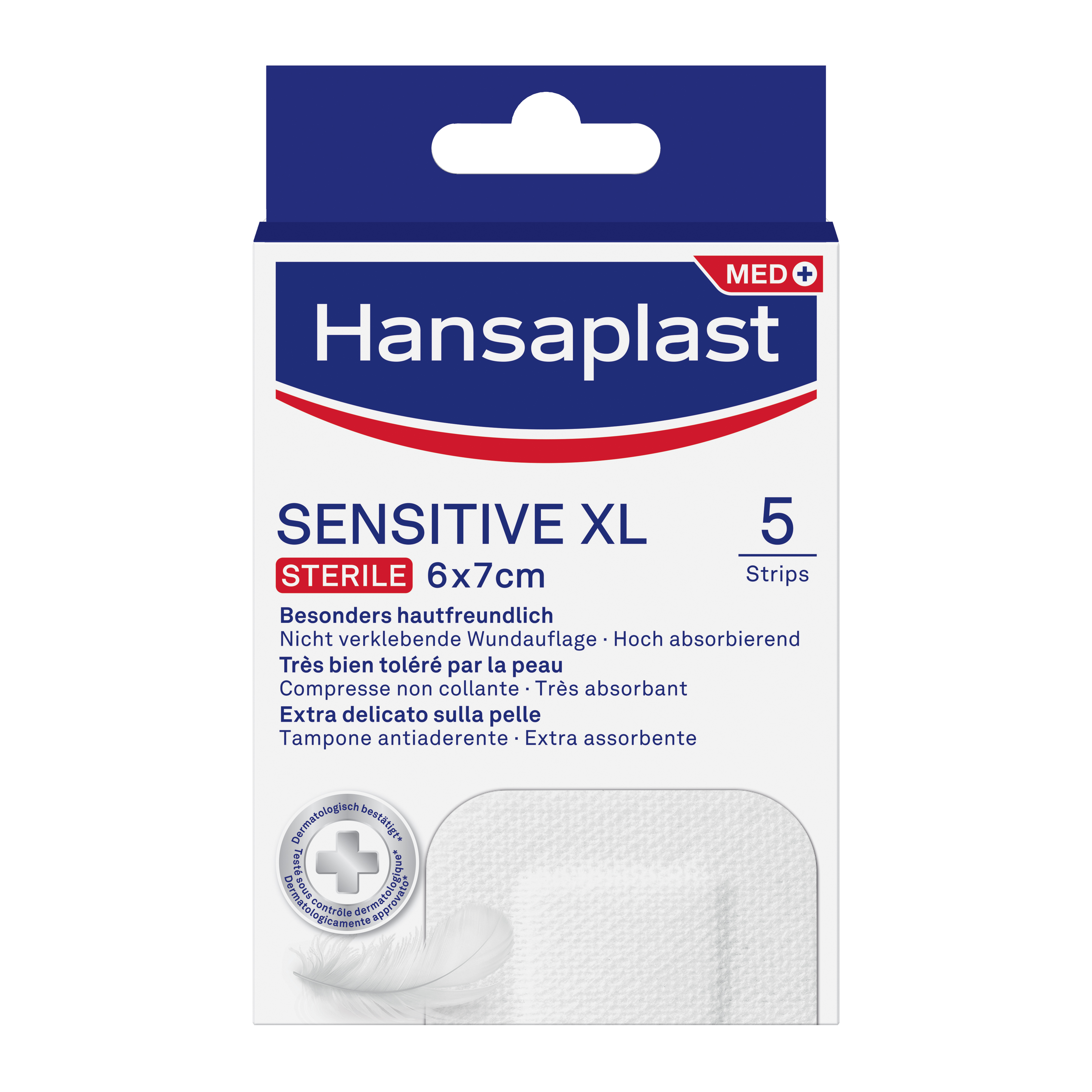 Cerotto hansaplast sensitive xl 10 pezzi