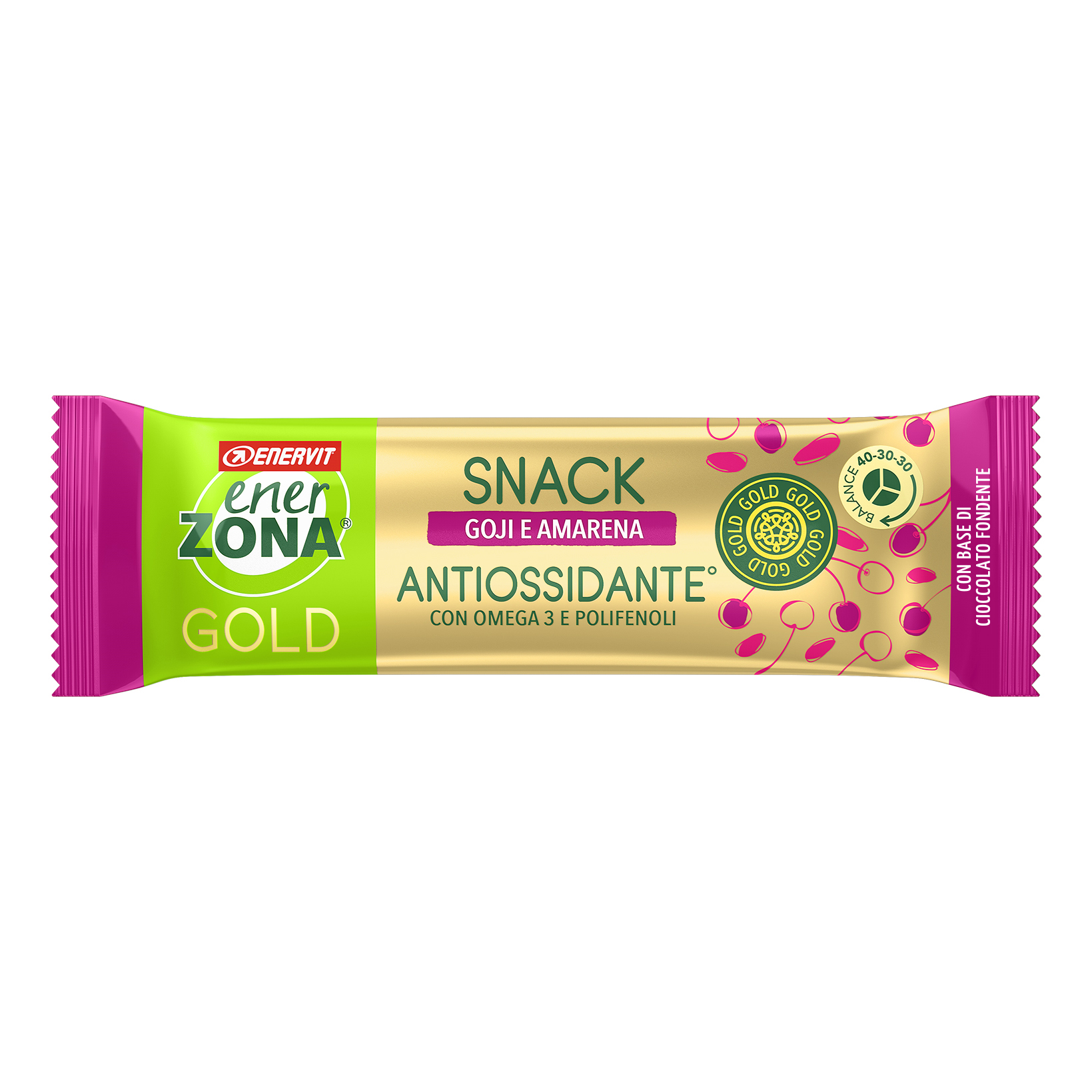 Enerzona snack gold antiossidante barretta 25 g