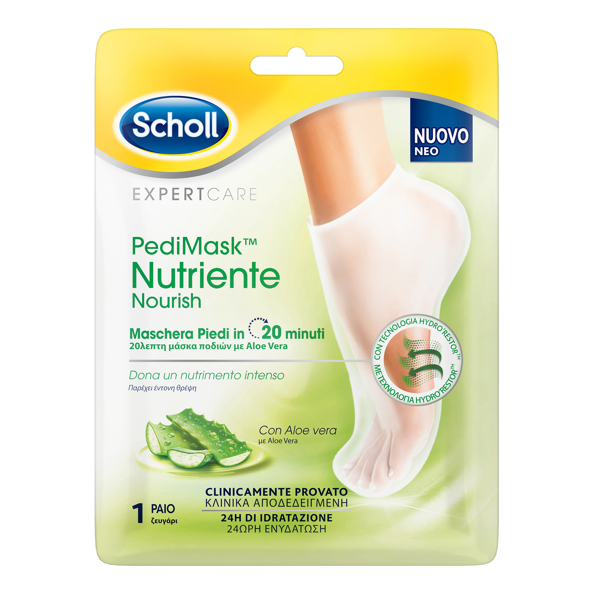 Scholl pedimask aloe vera