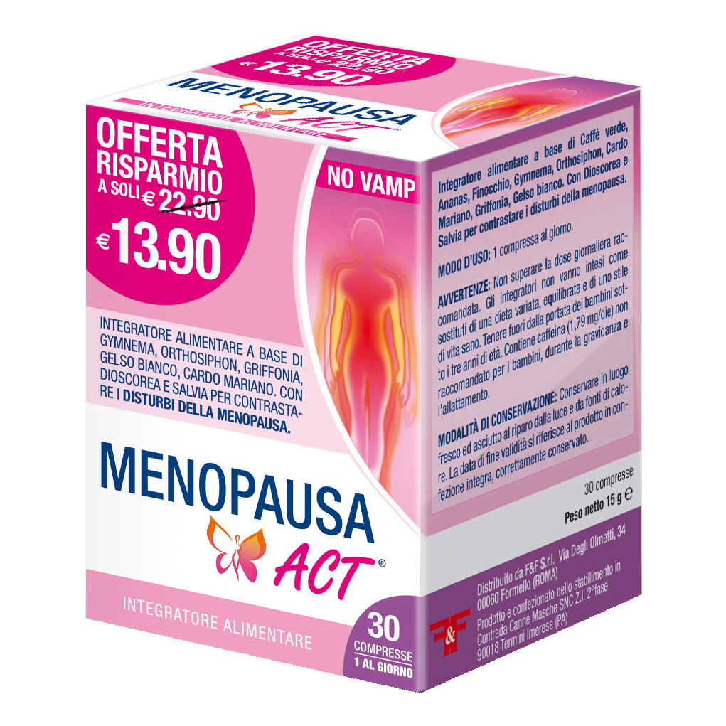Menopausa act 30 compresse