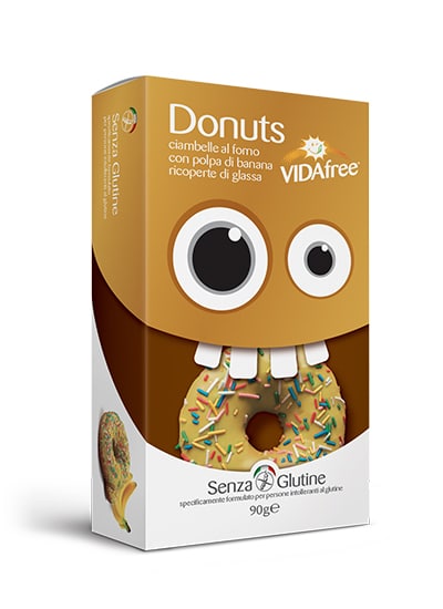 VIDAFREE DONUTS BANANA 90 G