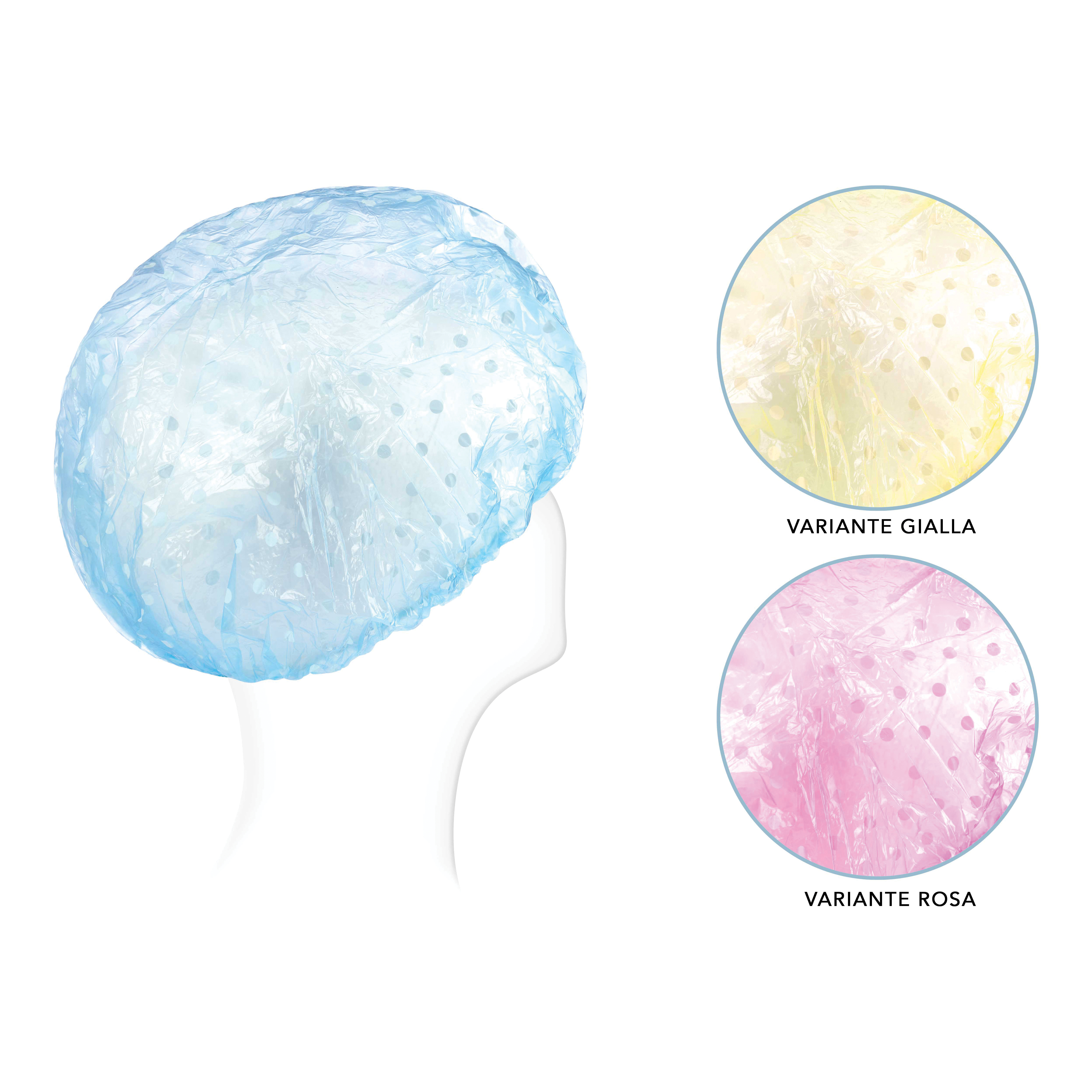 Emanuela Biffoli Cuffia Doccia Colori Assortiti