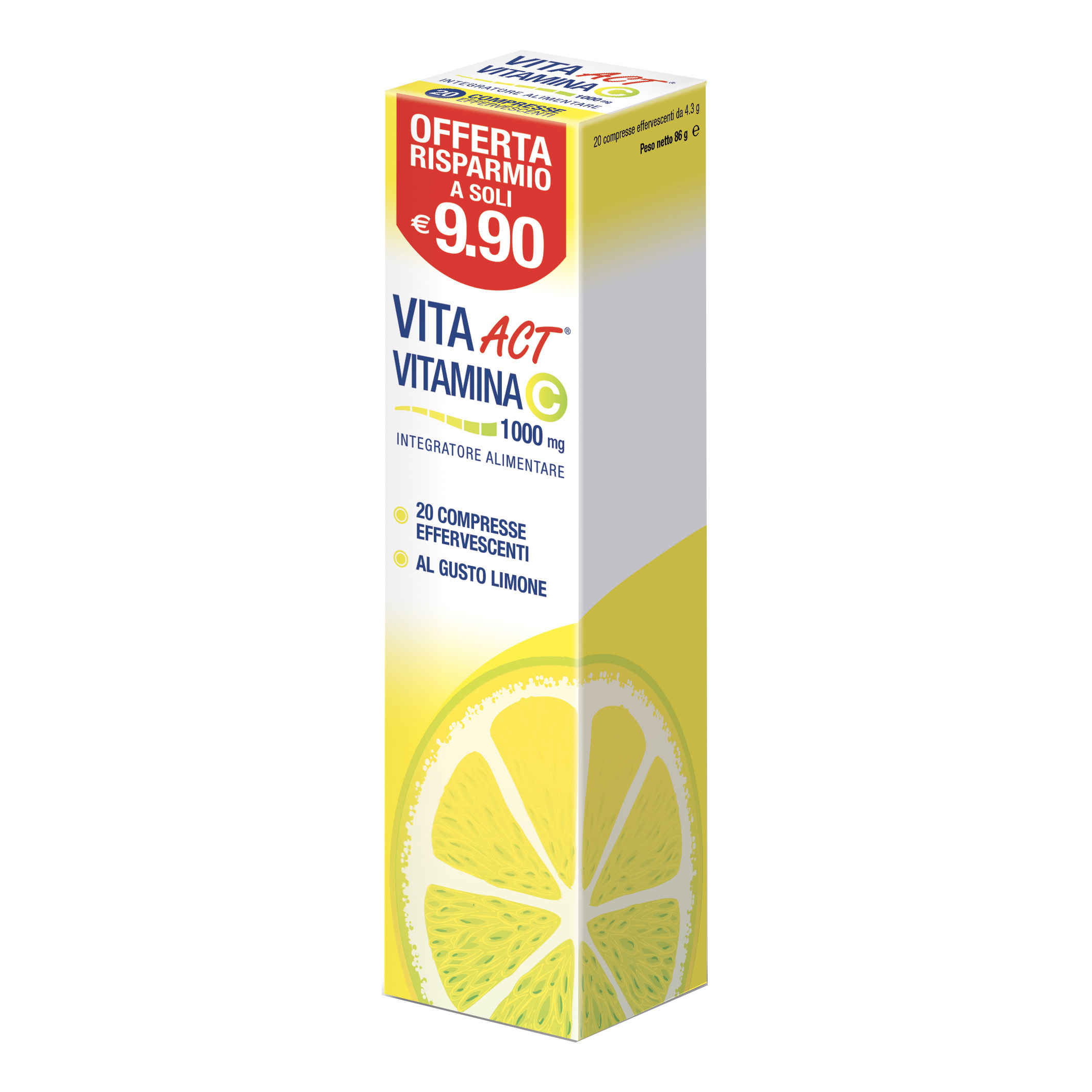 Vitamina c act 1000 20 compresse effervescenti