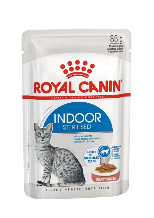 Royal Canin Gatto Indoor Sterilised Busta In Salsa 85 Gr