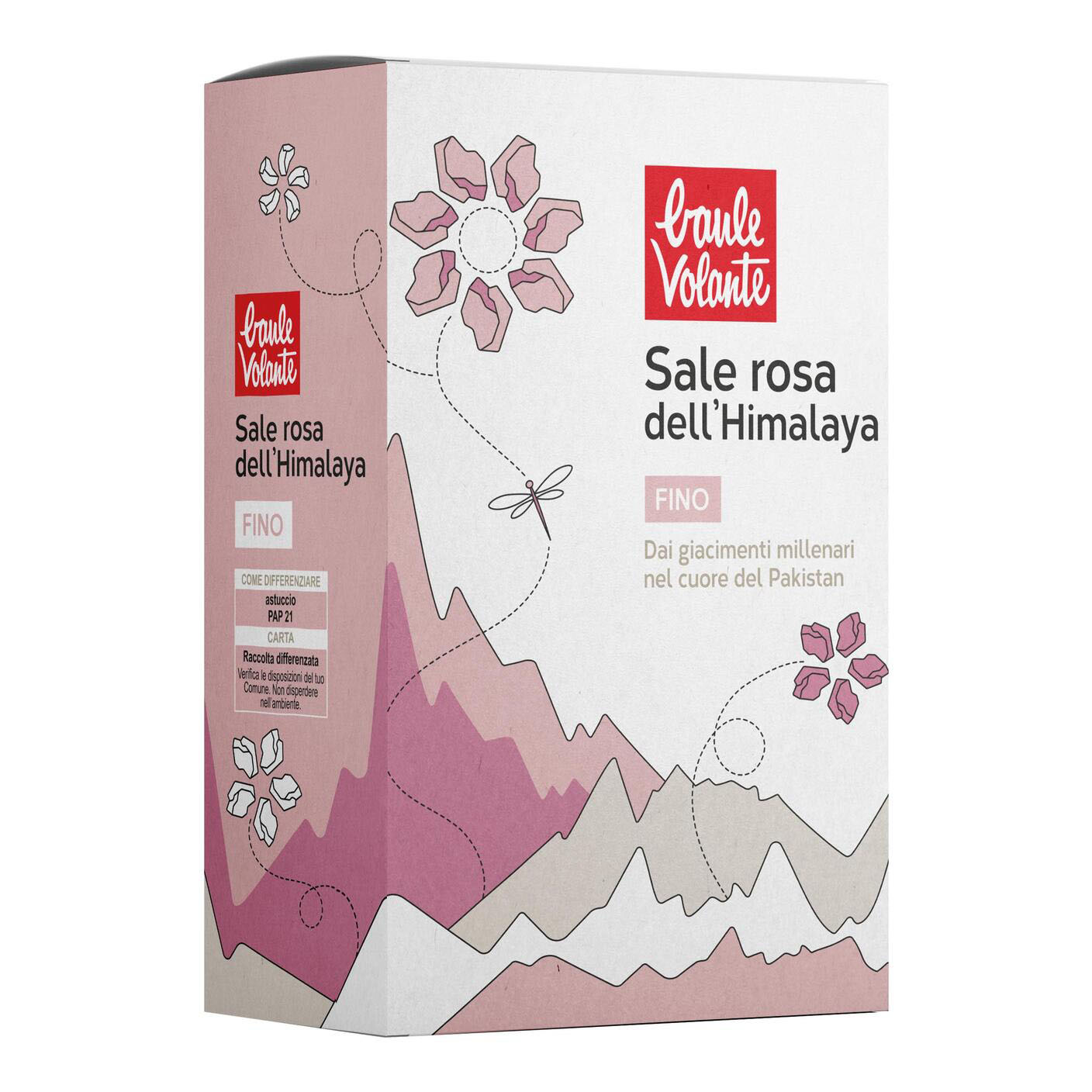 Baule volante sale rosa dell'himalaya fino 1000 g