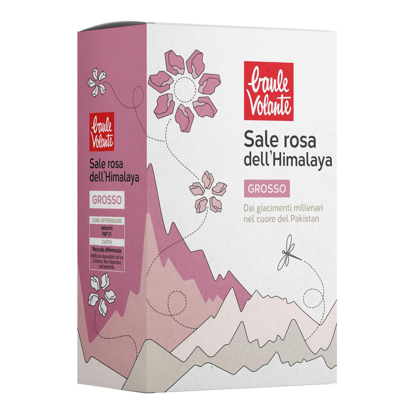 Baule volante sale rosa dell'himalaya grosso 1000 g