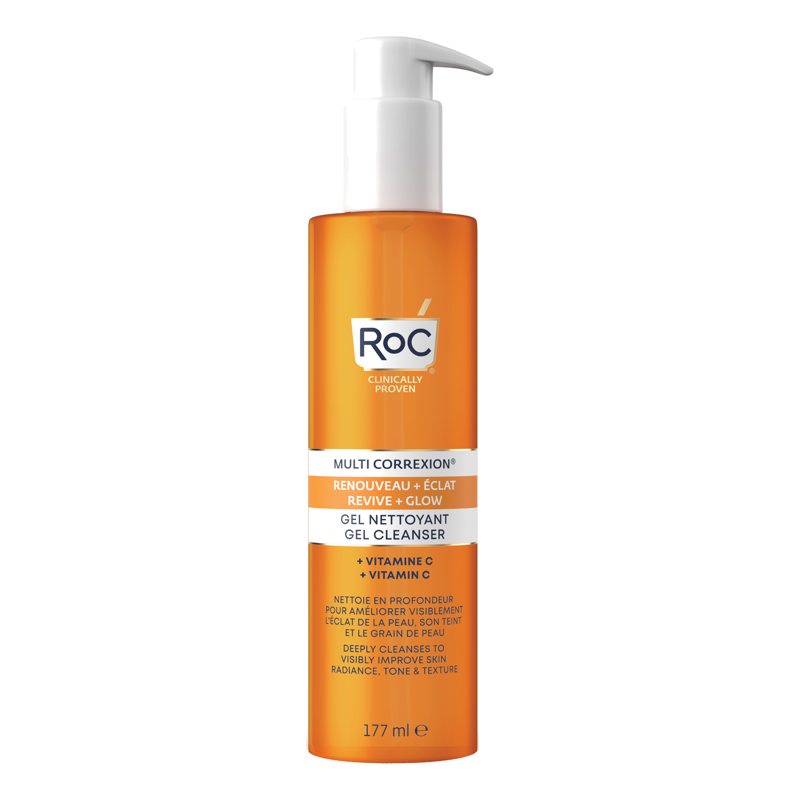 Roc Multi Correxion Revive + Glow Gel Detergente