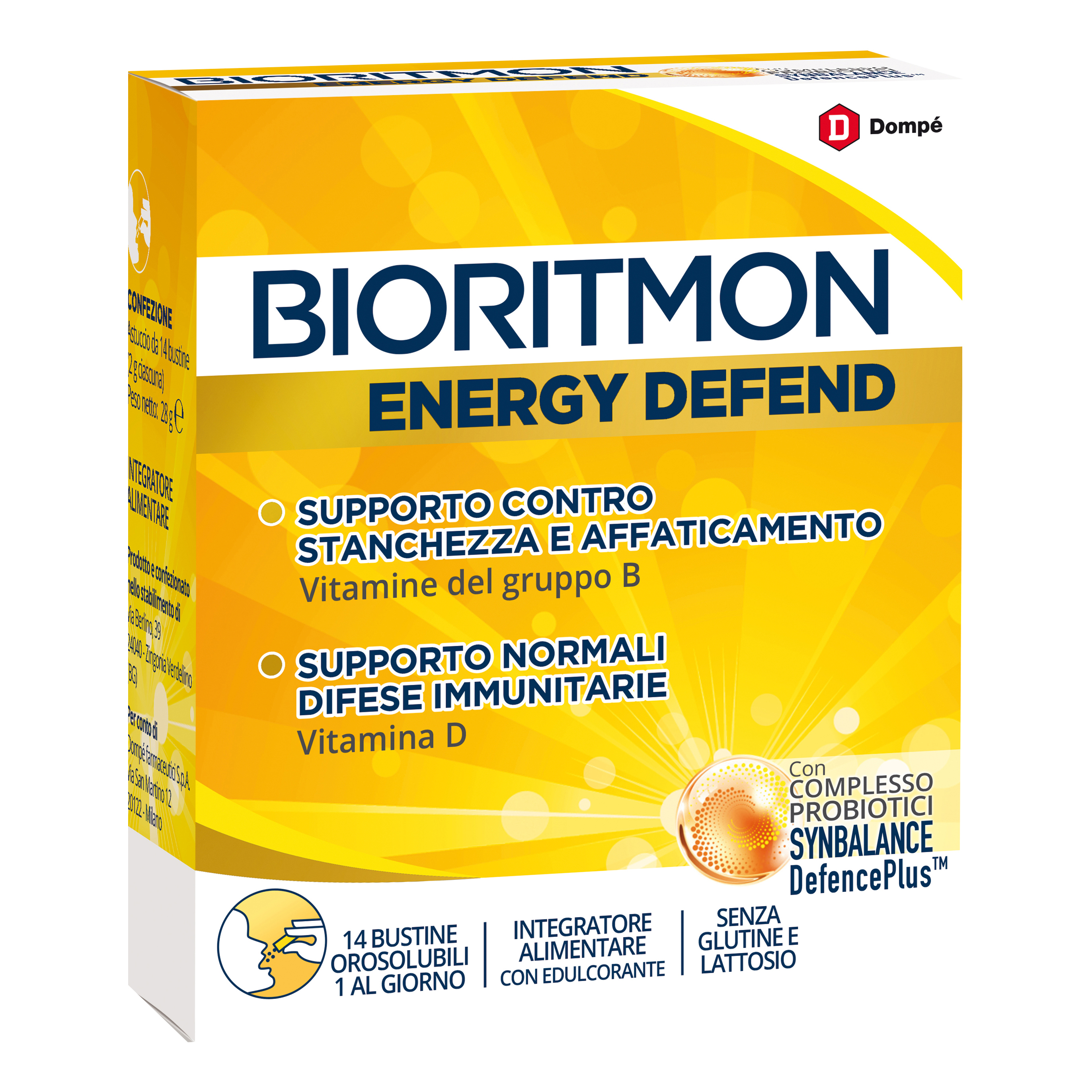 Bioritmon Energy Defend Integratore Energetico 14 Bustine