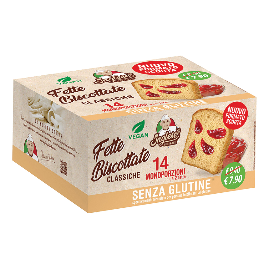 Inglese fette biscottate classiche formato scorta 400 g
