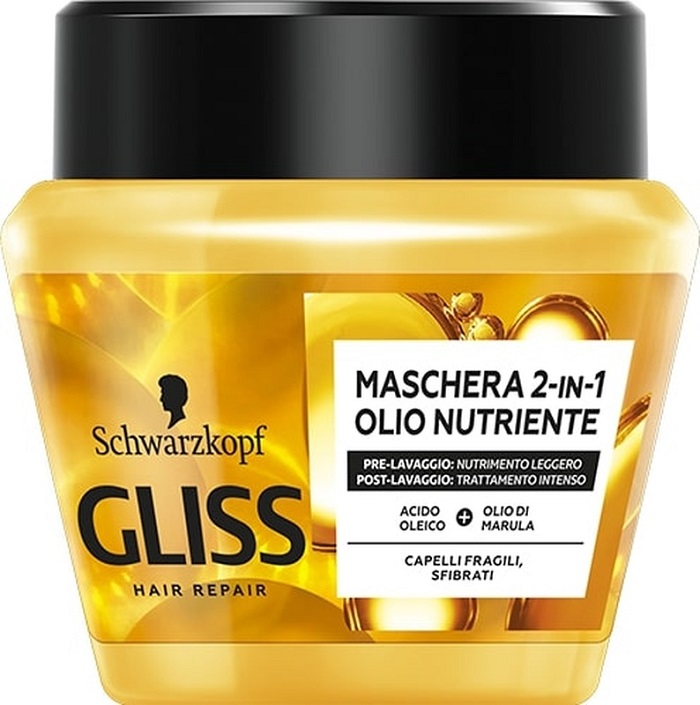 Schwarzkopf gliss maschera olio nutriente 300 ml