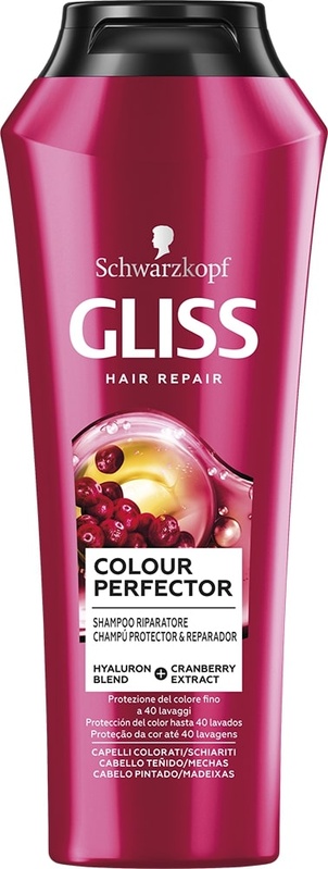 SCHWARZKOPF - Gliss Color Perfector - Shampoo riparatore per capelli colorati 250 Ml
