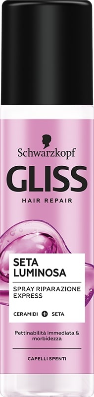Schwarzkopf gliss spray riparatore express seta luminosa 200 ml