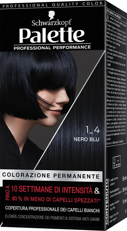 PALETTE - Colorazione permanente N.1-4 Nero Blu