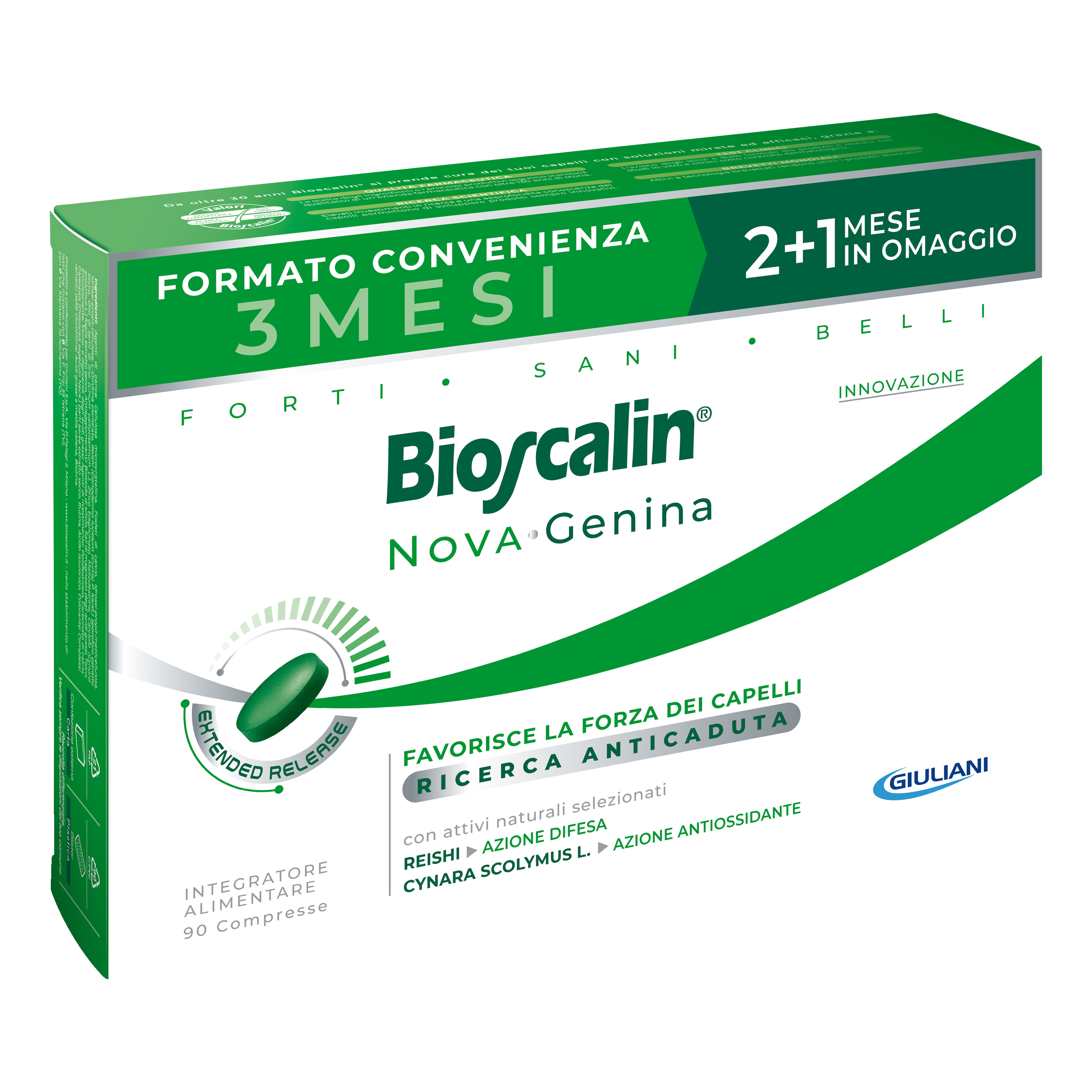 Bioscalin Nova Genina 90 Compresse 2+1 Omaggio