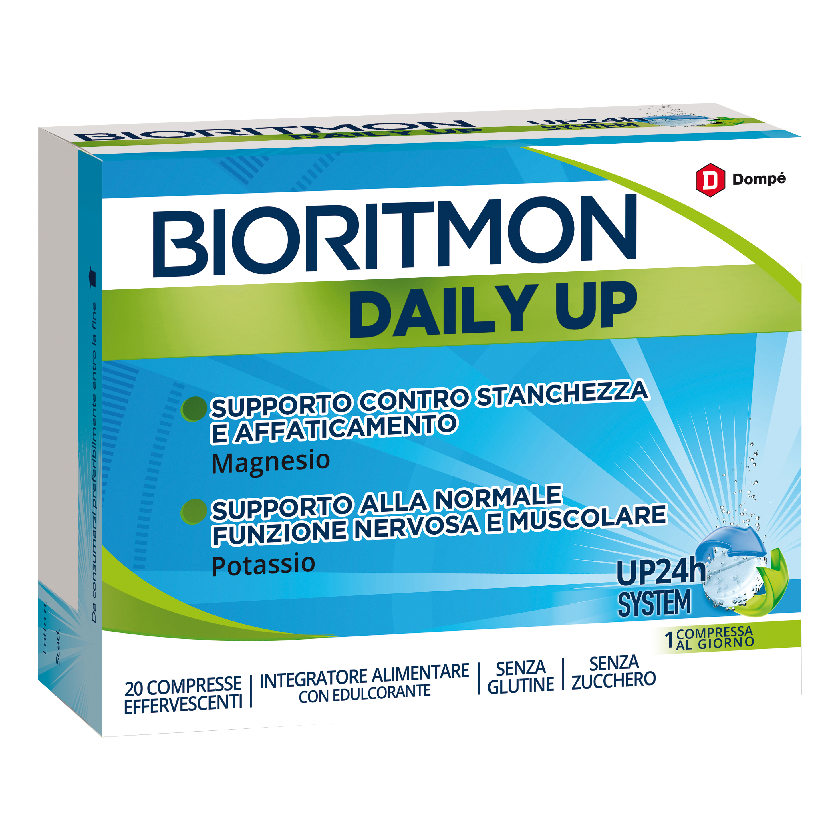 Bioritmon daily up 20 compresse senza zucchero