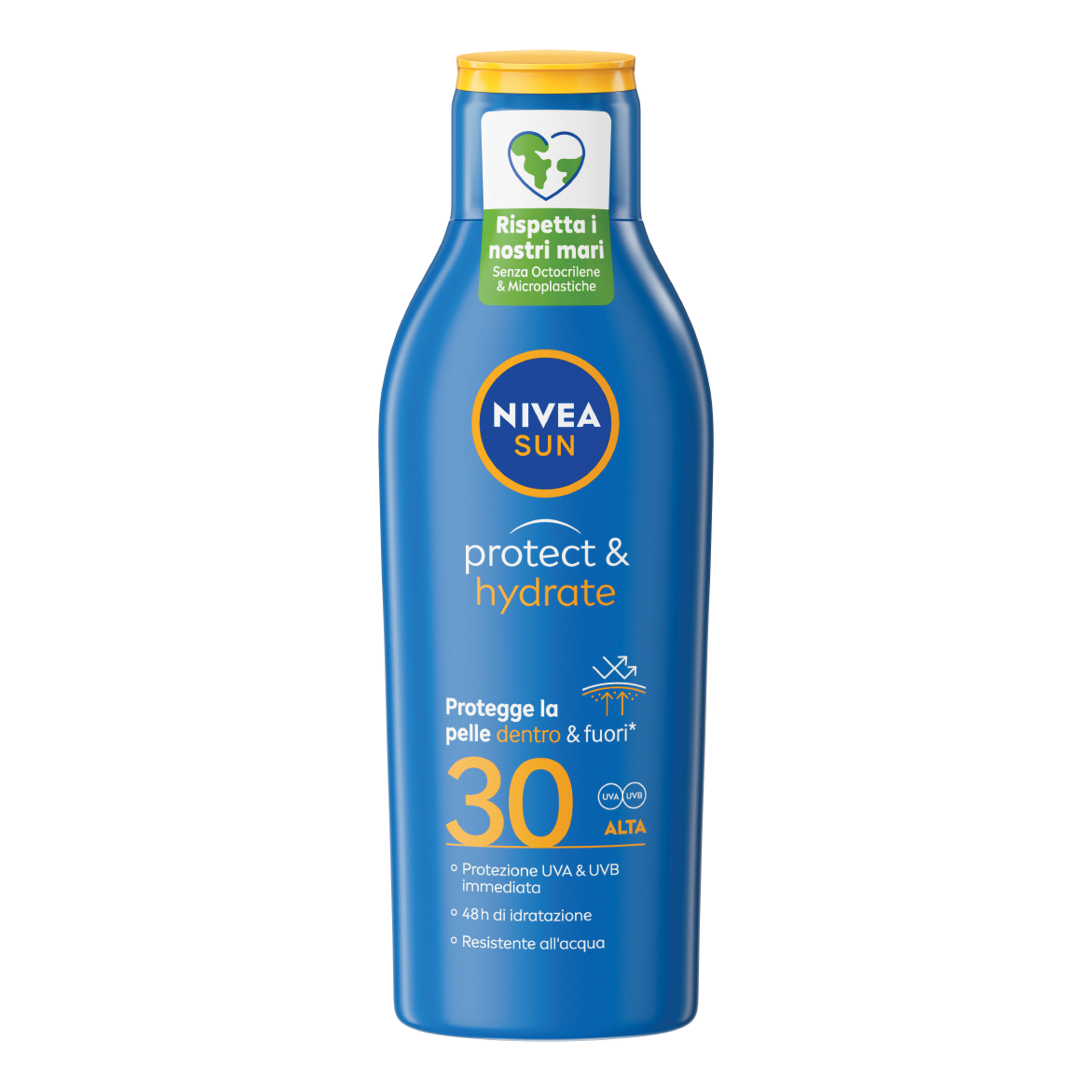 Nivea protect &amp; hydrate latte solare fp30 200 ml