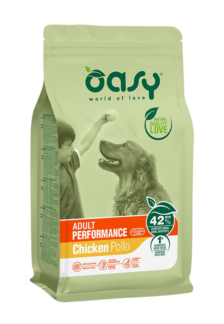 Oasy Cane Lifestage Adulto Performance Pollo 3 Kg New Pack