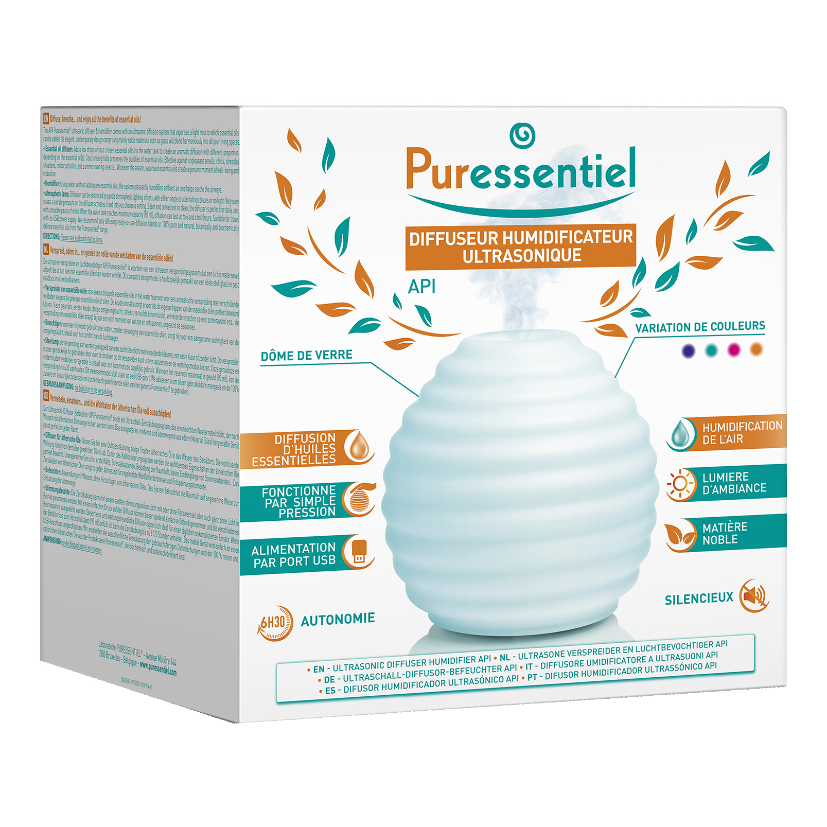 Puressentiel diffusore umidificatore api