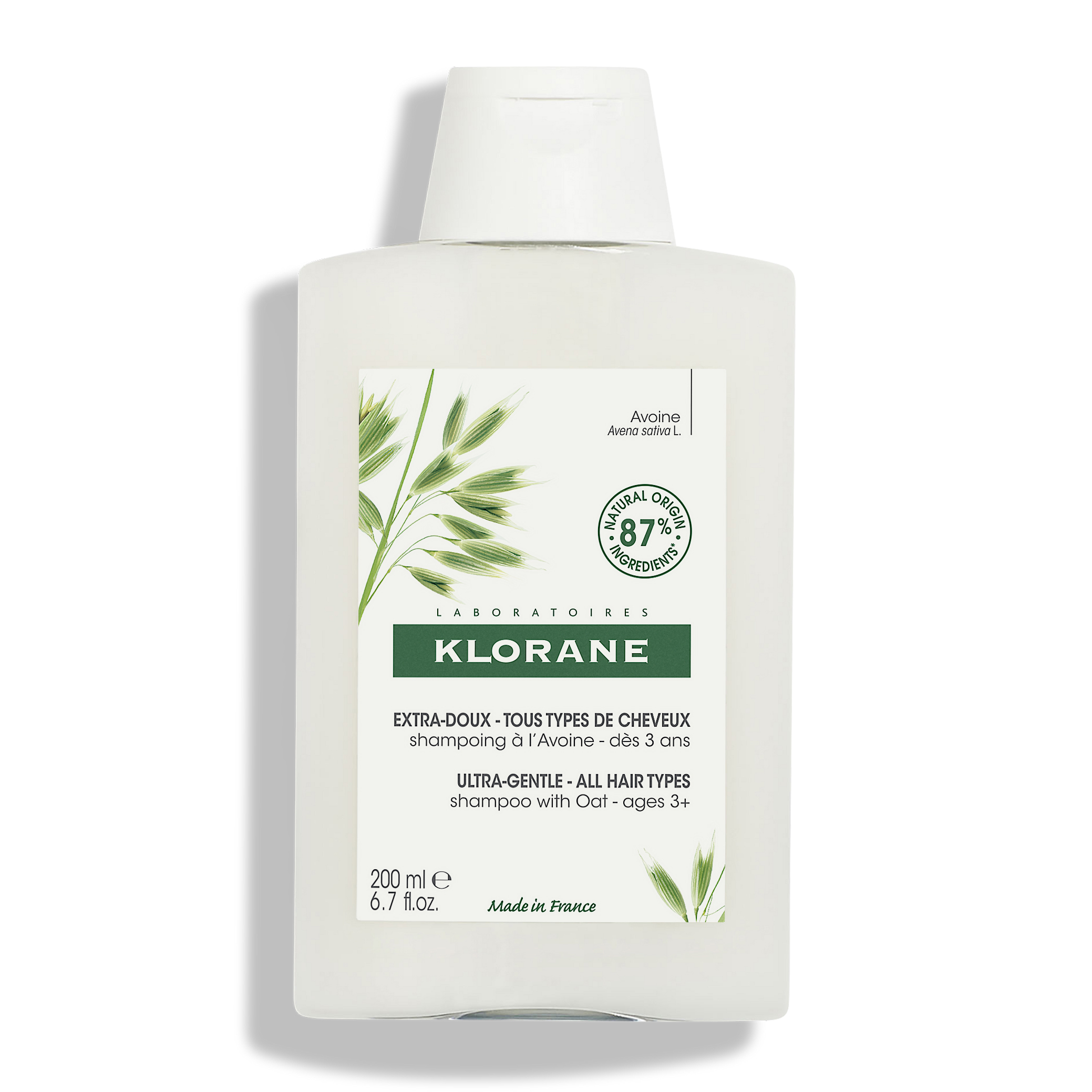 Klorane Shampoo Ultra-Gentile Latte D'Avena 200 ml