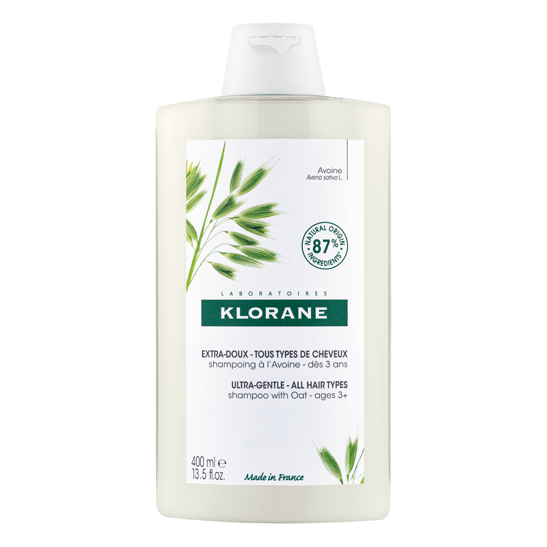Klorane Maxi Shampoo al Latte di Avena 400 ml