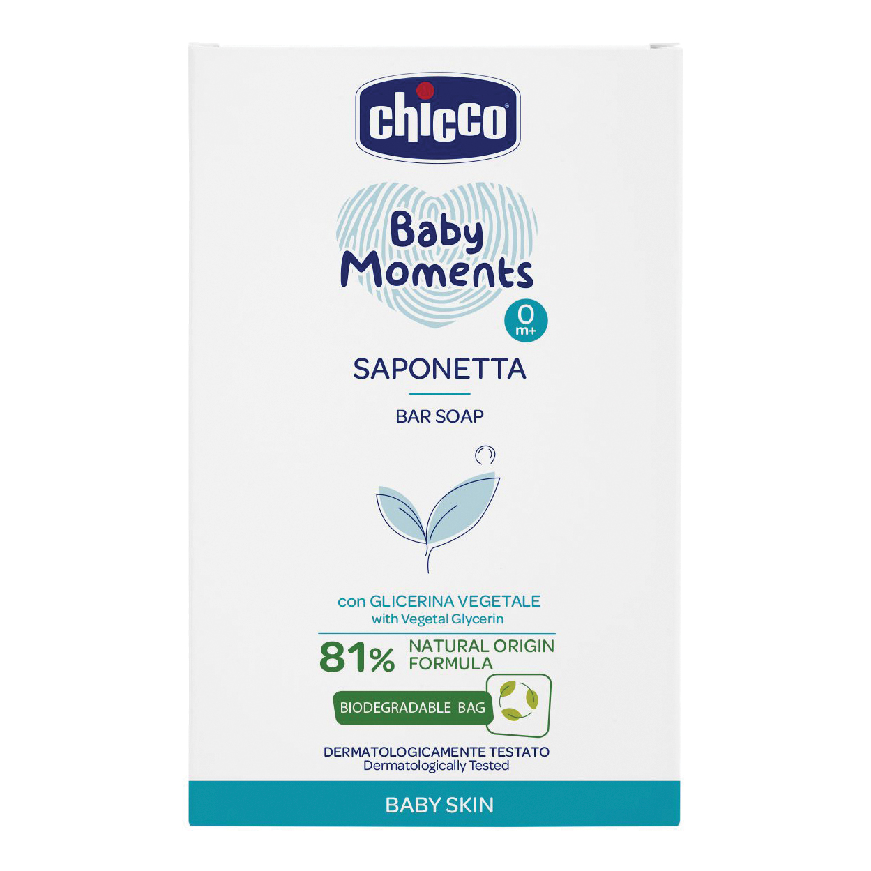 Chicco baby moments sapone solido 100 g
