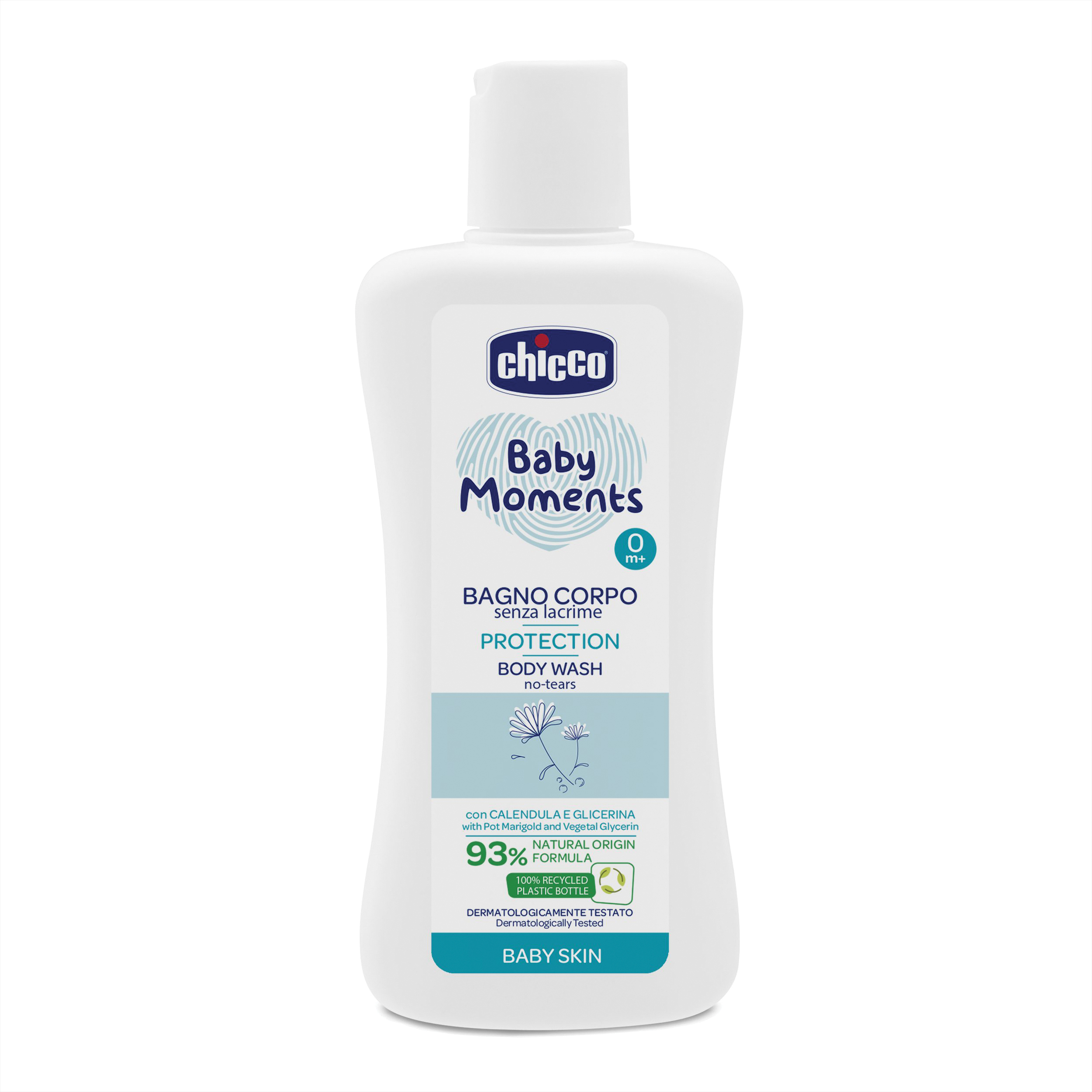 Chicco baby moments bagnoschiuma delicate 200 ml