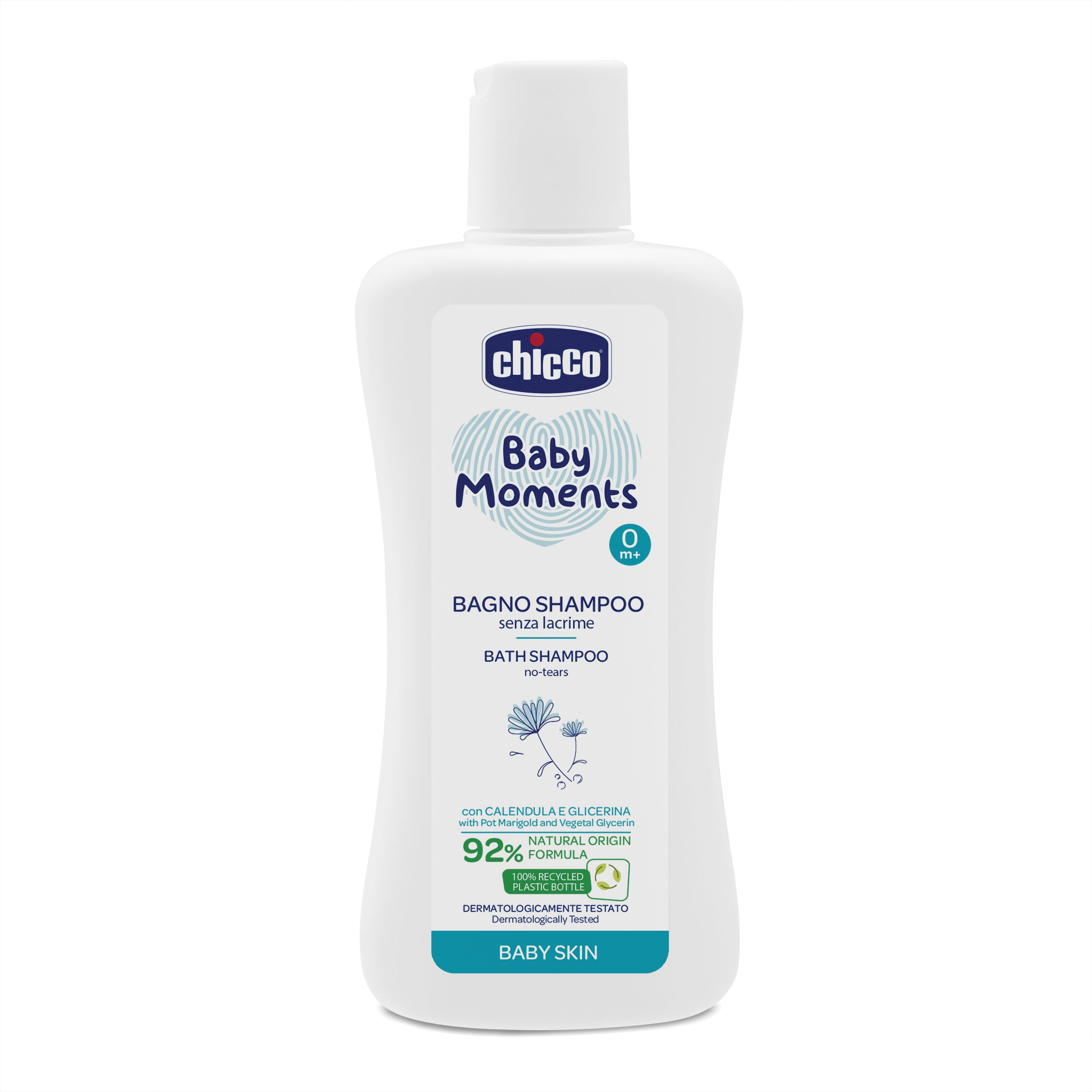 Chicco baby moments bagno shampoo delicate 200 ml