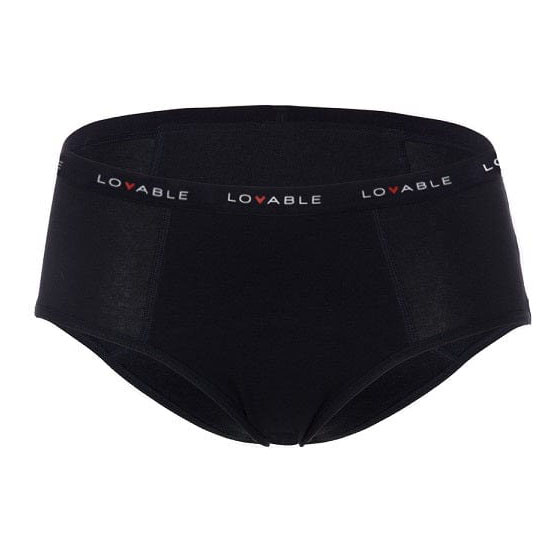 Lovable period panties culotte flusso abbondante nero misura large