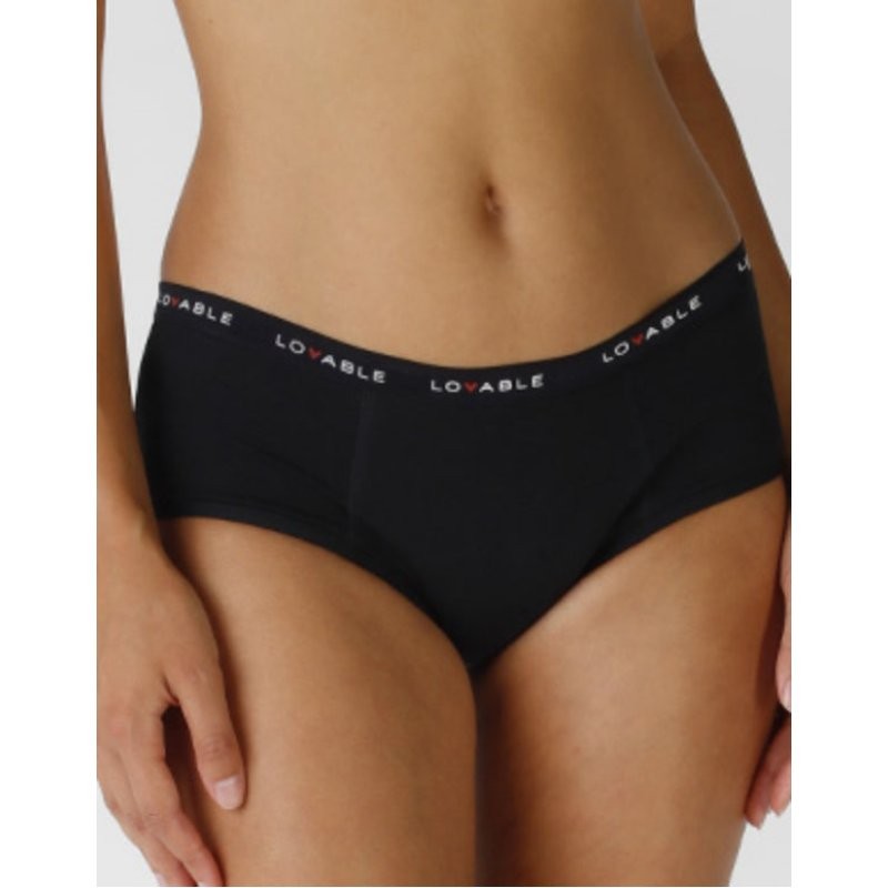 Lovable period panties culotte flusso abbondante nero misura extra large